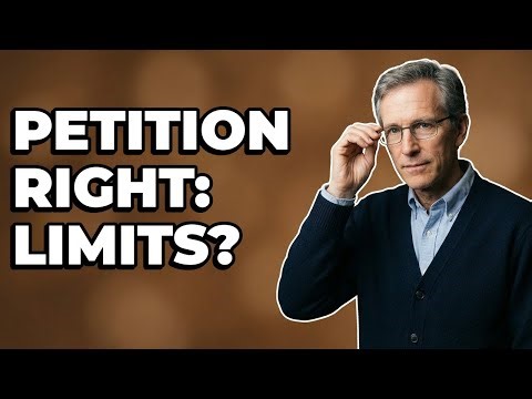 Is the Constitutional Right to Petition Absolute?