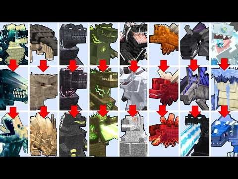 MINECRAFT KAIJU TOURNAMENT BUT THE MONSTER EVOLVES | Minecraft Mob Battle