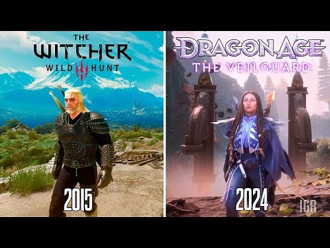 Dragon Age The Veilguard VS The Witcher 3 Wild Hunt - Details and Physics Comparison
