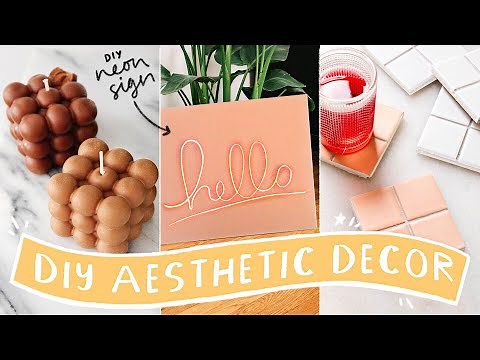 Aesthetic DIY Room Decor ✨ ☁️ Affordable + Viral DIY Hacks!