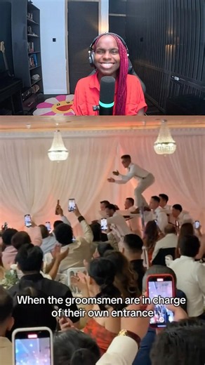 The groomsmen are so goated