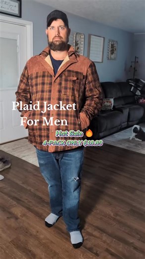 Men's Plaid Flannel Autumn/Winter Jacket – Warmth Meets Style 🍂❄️ Stay stylish and cozy this fall and winter with our Men’s Plaid Flannel Jacket. Designed for the modern man who values comfort and classic style, this jacket is made from premium, soft flannel fabric that keeps you warm without the bulk. The plush interior lining ensures added insulation, making it perfect for chilly mornings and cold evenings. 🌬️ The timeless plaid pattern adds a touch of rugged charm, while the button-up desig