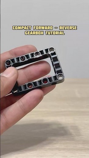 Compact Forward - Reverse LEGO Gearbox Tutorial #lego #legotechnic #legotutorial #gearbox