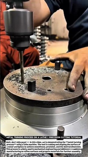 Metal Turning Process on a Lathe | Precision Cutting Tutorial (Crafted Logic).