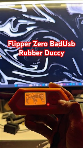 Flipper zero badusb Rubber duccy #flipperzeroprivacyprotection #flipperzero #esp32