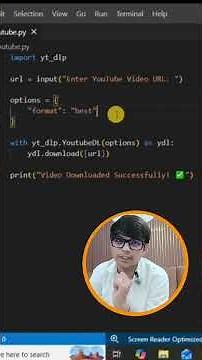 Build a YouTube Downloader with Python – Easy! #pythonprojects #miniproject