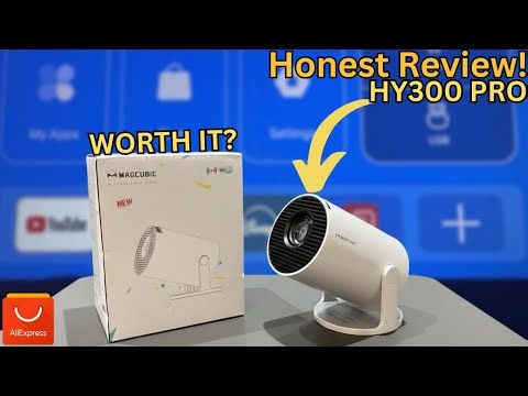 Magcubic HY300 Projector Review & Setup! Magcubic HY300 Pro 4K - Best Budget Friendly Projector?