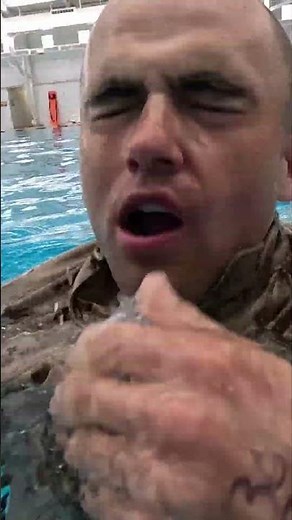 Marine Corps Basic Water Survival Training - MCRD San Diego USMC Boot Camp #marinecorps #marines