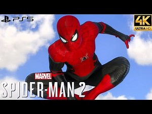 Marvel's Spider-Man 2 PS5 - Far From Home Suit Free Roam Gameplay (4K 60FPS)