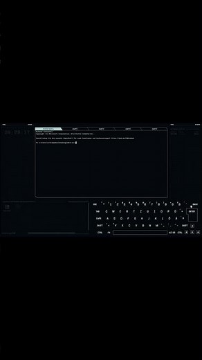 Cyber Terminal eDEX-UI #shorts