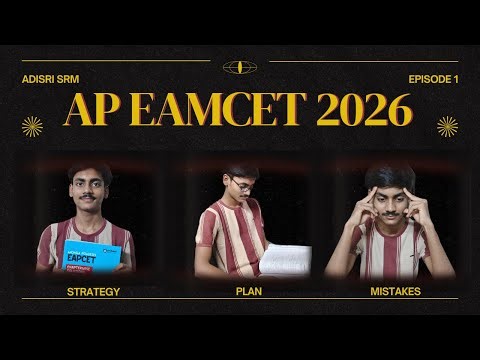 AP EAMCET 2026 Strategy|Episode 1|5k Rank Roadmap#eamcet #eapcet #srmap #btech #intermediate #exams