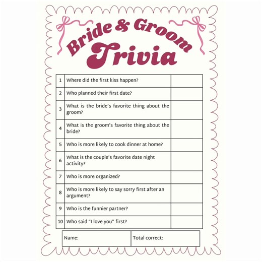 Bridal Shower Games Bundle - Etsy