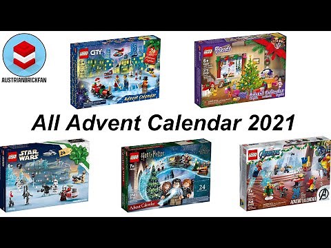 All LEGO Advent Calendar 2021 Compilation/Collection Speed Build