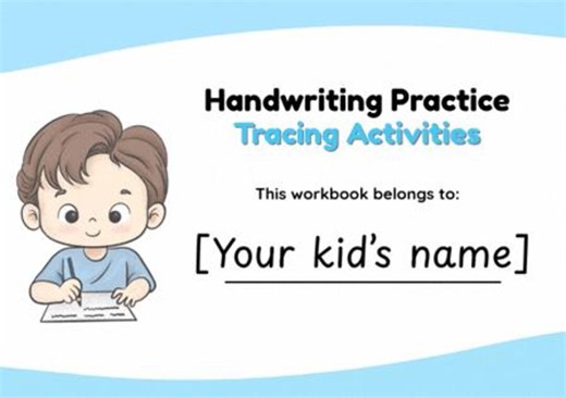 Tracing Pad for Kids | Names, Lines, Shapes, Animals, Alphabets & Numbers. 20 Printable Sheets - Etsy Canada