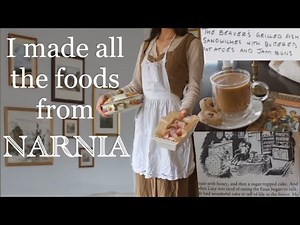 A Winter Day in the Narnian Kitchen❄️ Baking foods from The Chronicles of Narnia 🦁Cozy living vibes