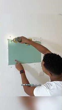 Installation murale #bricolage #renovation #diy #astuce #travaux #construction #artisan #maison