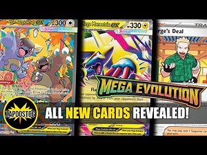 All New Cards Revealed for Mega Evolution Set! (Pokemon TCG)
