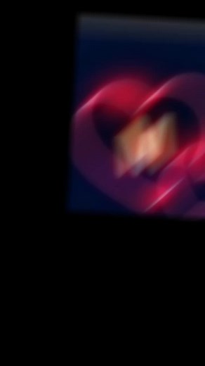 Creative Neon Heart Art with Letters and Symbols