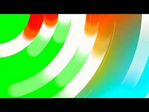 Rainbow Transition // Green Screen Animation