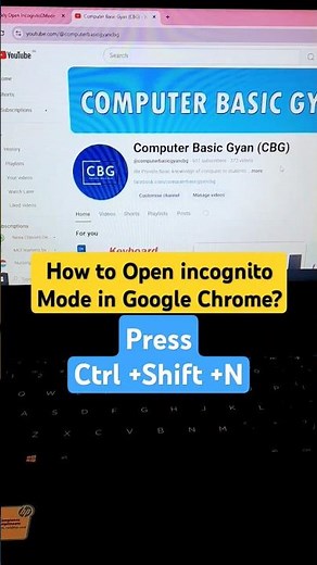 Open incognito Mode in Google Chrome #shorts #chrometips