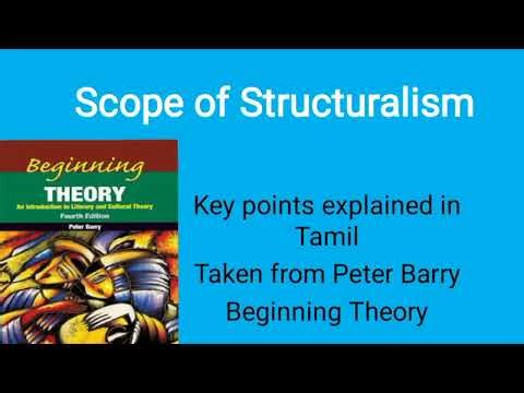 Scope of Structuralism explained /Peter Barry /Beginning Theory