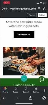 Edit Your Entire Website From Mobile #godaddy #websitebuilder #tutorial