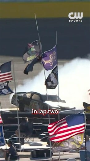 Staropoli gets sent spinning #nascar #oreillyautoparts #racing