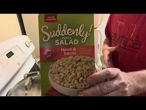 First Time Making Suddenly Salad Boxed Pasta Salad Mix 🍅🫑🥓 Is It Any Good?