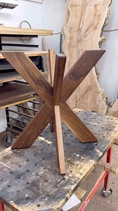 4.2K views · 1.5K reactions | Making a walnut table base with half lap joinery 漢蝹 #rivertable #slab #woodworking #cnc #metalfab #epoxy #resin #walnut #liveedge #mapleburl #table #interiordesign #Alabama #custom #modern #furniture #craftsman #salvaged #Sasquatch | Sasquatch Tables LLC | Facebook