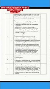 SSLC MODEL QUESTION PAPER-2SOCIAL SCIENCE-Answer Key