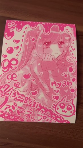 ファミマネットプリント❕🩵水色🩵L判 PPAM182005 2L判 PPAM182006 💖ピンク💖L判PPAM182008 2L判PPAM182009 です！#イラスト #ネットプリント