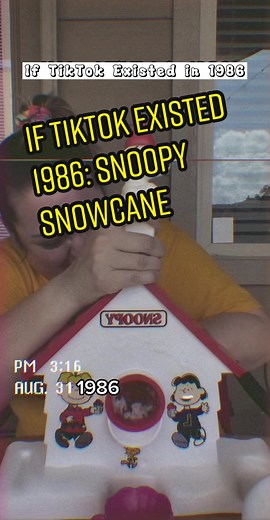 Vintage Snoopy Snow Cone Machine Demo