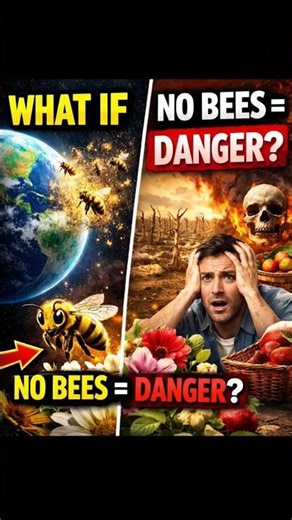 If Bees Disappear, Humans Will Starve 😱