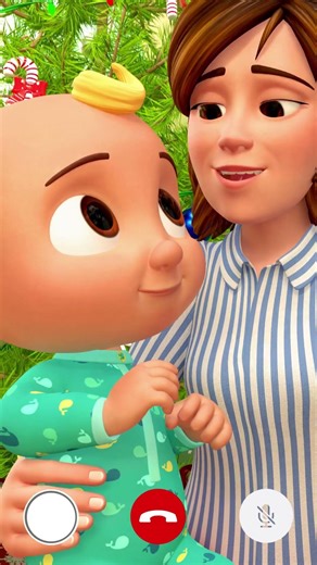 Hello? It's JJ Calling On Christmas Day! 🤳 Celebrate The Holidays With CoComelon #kids #shorts