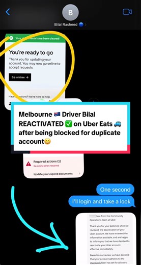 Bilal's Uber Eats Account Reactivation Success Story