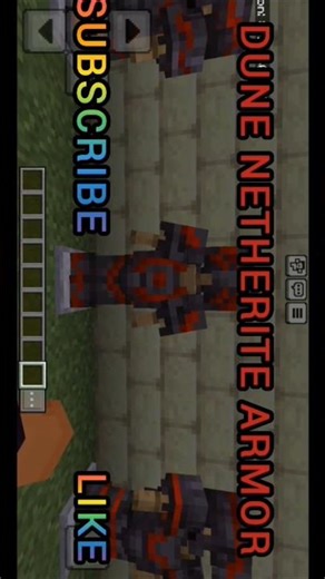 TYPES OF NETHER- REDSTONE ARMOR IN MINECRAFT #beats #minecraft