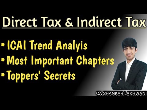 ICAI Trend Analysis & Hidden Secrets of DT & IDT I Direct Tax & Indirect Tax Sure-shot 70+ Strategy