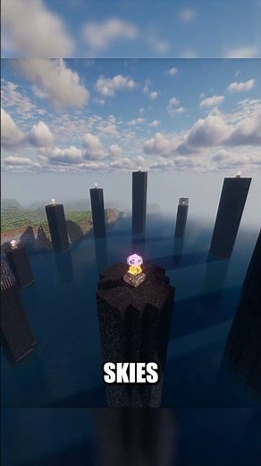 What If the End Existed in the Overworld? #minecraft #minecraftbuilding