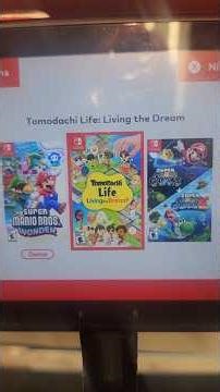 Tomodachi Life Living the Dream on Nintendo Switch Target Kiosk #gaming #shorts #nintendo