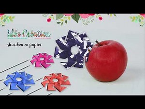 Comment fabriquer un Shuriken en papier