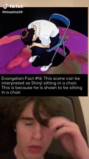 Shinji Sitting in a Chair Scene from Evangelion Explained