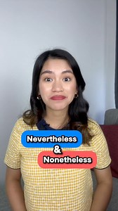 27K views · 716 reactions | Nevertheless 路‍♀️ Nonetheless (When to use them?) 樂 #learnenglish #englishlesson #englishcourse #englishvocabulary #vocabulary #fbreels #englishera #englishclass #nevertheless | ENGLISHERA | Facebook