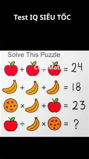 99% SAI LẦM! Câu đố toán học hack não cực đỉnh. Bạn có giải được? #CodeMath #HackNao #TestIQ