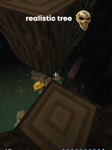 Got that realistic tree mod #minecraft #minecraftmemes #fyp TikTok