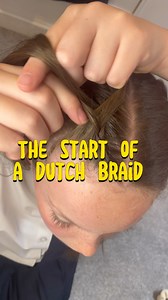 8.3K views · 41 reactions | Part 1 - The start of a dutch braid  Ruby is 12 and does her own hair … follow to see the middle section #HealthyHair #hairgrowth #hair #hairgoals #longhairstyles #learntobraid #schoolhair #dutchbraids #hairtutorial | Simple hairstyles | Facebook