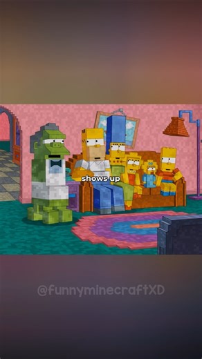 Minecraft Reference In The Simpsons