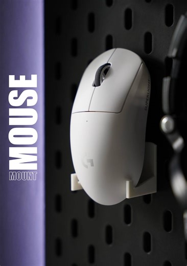 Ikea Pegboard Skadis Compatible Gaming Mouse Mount, IKEA Pegboard Gaming - Etsy