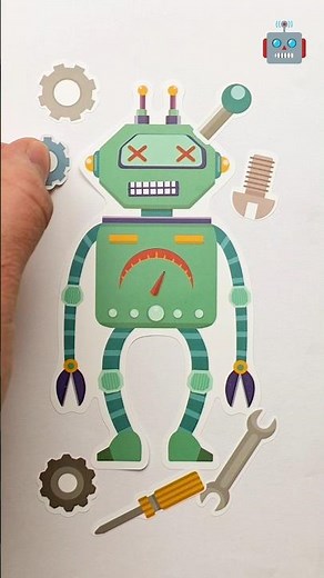 DIY Fun Robot Stickers: Create Your Own Whimsical Designs That WOW! #art #diy #sticker #robot #fun