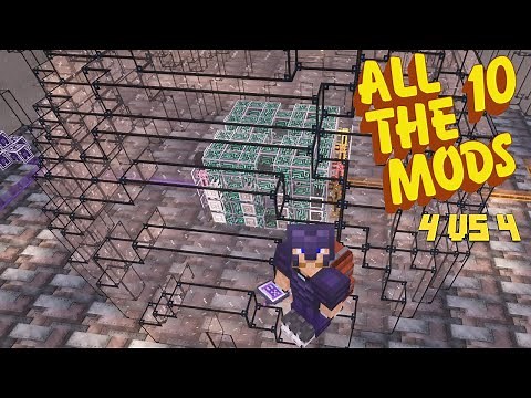 ATM10 4V4 SMP - Ep 13 - The Only AE2 ME Controller We Will Ever Need!