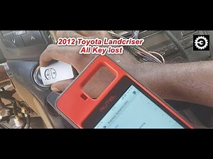 2012 TOYOTA LANDCRUISER ALL KEY LOST BY AUTEL KM100